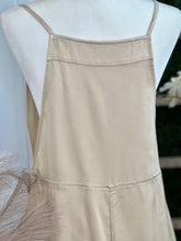Load image into Gallery viewer, Tessa Harper Black or Natural Front Patch Pocket and Eyelet with Tie Detail Cami Romper