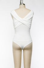 Load image into Gallery viewer, Cristine Solid Criss Cross Off Shoulder Bodysuit