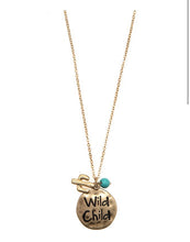 Load image into Gallery viewer, Nancy Gold Necklace Set with Earrings