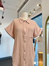 Load image into Gallery viewer, Breland Short Sleeve Button Up Blouse