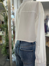 Load image into Gallery viewer, Jassiby Black or White Long Sleeve with Rhinestone Bowtie Top