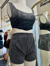 Load image into Gallery viewer, Janice 2 Piece Rhinestone Short Set