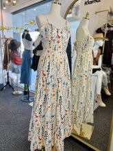 Load image into Gallery viewer, Sasha Boho Tie Back Tiered line Maxi Floral Sundress