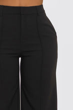Load image into Gallery viewer, Becky Wide Leg Side Pockets Front Seam Detail Trousers