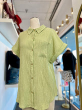 Load image into Gallery viewer, Breland Short Sleeve Button Up Blouse