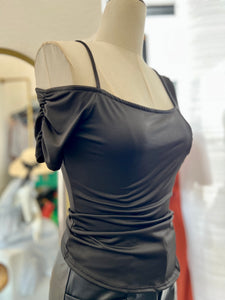 Laylany Black One Off Shoulder Top