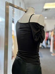 Laylany Black One Off Shoulder Top