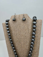 Load image into Gallery viewer, Daria Silver and Aqua Cross Charm Necklace