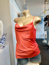 Load image into Gallery viewer, Notorious Allure Cream or Black Satin Cowl Neck Camii Spaghetti Strap Top