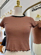 Load image into Gallery viewer, Tessa Rust/Black Lined T-Shirt