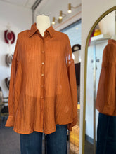 Load image into Gallery viewer, Janice Tencel Long sleeve Button Up Blouse