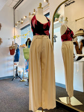Load image into Gallery viewer, Audrey Beige, White or Black Straight linen Pants