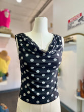 Load image into Gallery viewer, Pamela Polka Dots Mesh Top