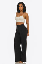 Load image into Gallery viewer, Becky Wide Leg Side Pockets Front Seam Detail Trousers