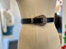 Load image into Gallery viewer, Luna Cognac or Black Leather Plus Size Belt