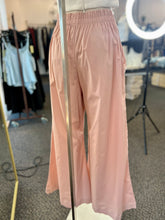 Load image into Gallery viewer, Selene Blush or White Flare Linen High Rise Pants