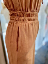 Load image into Gallery viewer, Larissa Cinnamon Spaghetti Straps  Linen Jumper