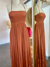 Load image into Gallery viewer, Janice White, Black or Rust Backless Maxi Dress