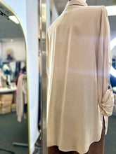 Load image into Gallery viewer, Clarisa Natural or Olive Long Sleeve Linen Button Down Top