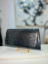 Load image into Gallery viewer, Giselle Gold, Black, Rose Gold or Silver Sparkly Clutch