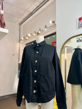 Load image into Gallery viewer, Jenna Brushed Twill Trucker Jacket