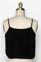 Load image into Gallery viewer, Paulette Spaghetti Strap Front Tie Crop Top in Silver Sage, Black or Tawny Brown