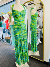 Load image into Gallery viewer, Julianna tropical Print Halter Neck Maxi Dress