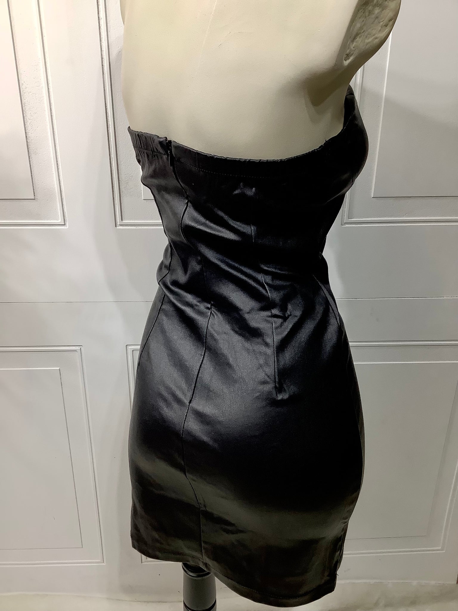 Alissa Black Corset Style Mini Dress Alissa Black Corset Style Mini Dress