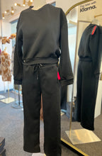 Load image into Gallery viewer, Bernadette Black or Khaki Cozy Straight Leg Lounge Set