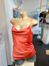 Load image into Gallery viewer, Notorious Allure Cream or Black Satin Cowl Neck Camii Spaghetti Strap Top