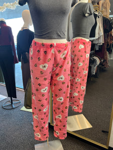 Valentina Pink Cheetah and Dog Print Pajama Pants