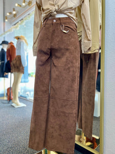 Melissa Coffee Suede Pants