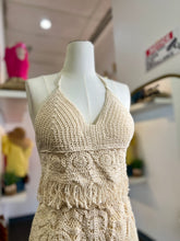 Load image into Gallery viewer, Jazmine Beach Crochet Halter Top Tie Back