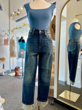 Load image into Gallery viewer, Stacy Strech Denim High Rise Straight Jeans