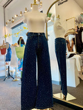 Load image into Gallery viewer, Bianca Sparkly sequence Denim Straight Jeans