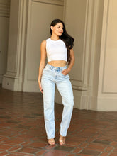 Load image into Gallery viewer, Lianna Light Wash Wide Leg Stretchy Denim
