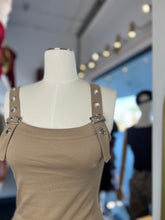 Load image into Gallery viewer, Azaria Taupe or Black Smocked Neck Top