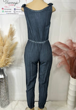 Load image into Gallery viewer, Annia Sleeveless V Neck Acid Washed Jumpsuit