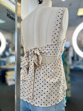 Load image into Gallery viewer, Ruby Natural Wide Strap Polka Dots Top
