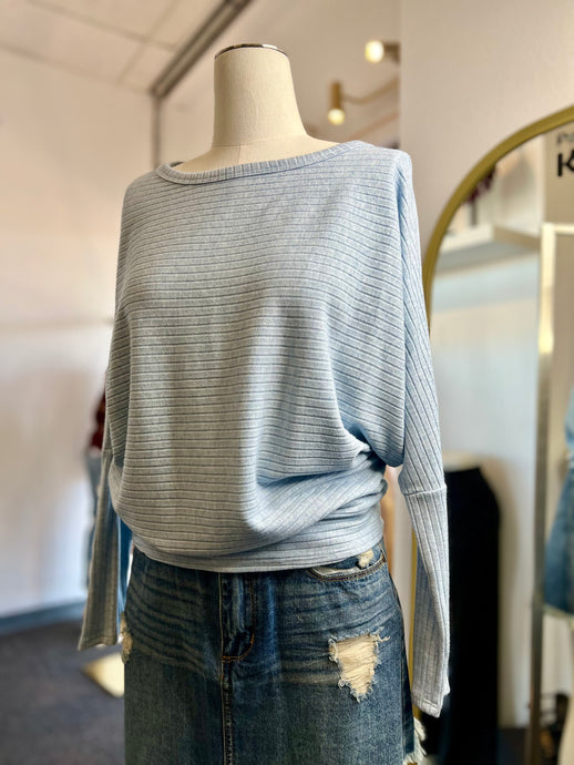 Esthella Teagan Top Round Neck 3/4 Sleeves