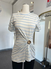 Load image into Gallery viewer, Jazlyn Round Neck Stretchy, Side Twist Detail Top