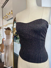 Load image into Gallery viewer, Clearance* Savy Multi Color Shimmer Cropped Tube Top