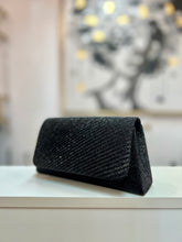 Load image into Gallery viewer, Giselle Gold, Black or Silver Sparkly Clutch