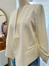 Load image into Gallery viewer, ARIA WHITE, PEACH, or BEIGE CROPPED BLAZER