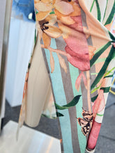 Load image into Gallery viewer, Kailani White Tropical Floral Print Ribbed Maxi Dress