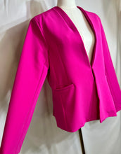 Load image into Gallery viewer, Brianda Hot Pink or Black Curvy Blazer