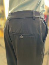 Load image into Gallery viewer, Vanessa Black Crossover Waistband Trousers