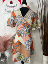 Load image into Gallery viewer, *CLEARANCE* Aileen Patchwork Button Down A Line Dress