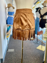 Load image into Gallery viewer, Betsy Vintage Fringe, Western Cowgirl Stud Skirt