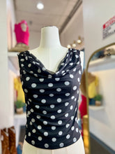 Load image into Gallery viewer, Pamela Polka Dots Mesh Top